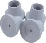 VALICLUD Bath Chair Leg Caps Replacement Shower Stool Feet Non-slip 4 Pieces for Home Care Hospitals Nursing Homes