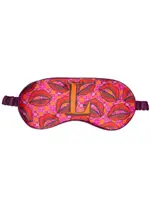 Jessica Russell Flint L Is For Lips Silk eye Mask - Red ONE SIZE