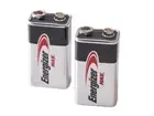 Energizer Max 9V Batteries Pack 2 For Smoke Carbon Monoxide Detector ENGMAXP9V2