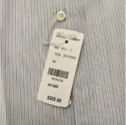Brooks Brothers Makers Blue White Cotton Shirt Button Down 3XL XXXL Striped USA