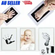 Baby Hand Footprint Photo Frame Kit Pet Safe Inkless Wipe Newborn Print Gift GD