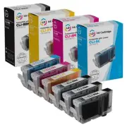 LD Canon Comp CLI8 8pk Ink 0620B002 0621B002 0622B002 0623B002
