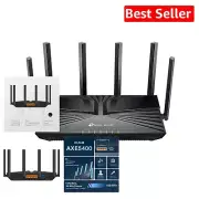 High-Speed Wi-Fi 6E Router with 6 GHz Band - Tri-Band Connectivity & Security