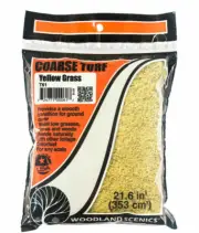 Woodland Scenics ~ New 2024 ~ Coarse Turf Bag ~ Yellow Grass ~ T61