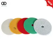 5" Diamond Concrete Polishing Pads Wet Dry Set For Quartz Marble Stone US