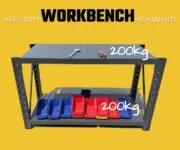 1.5m Heavy Duty Workbench Shelving Rack Work Bench Workbenches 3 Colours
