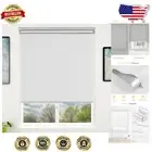 Effortless Blackout Roller Blinds 24"W x 72"H - Adjustable & Simple Installation
