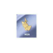 14K Gold 13MM Praying Hands Charm