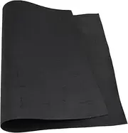 KANEIJI Shoe Repair Rubber Soling Sheet, 57 * 38cm, and Thickness can Choose, 1 Sheet … (1mm Thickness, Black)