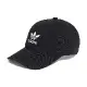 adidas 帽子 Adicolor Baseball Cap 男女款 黑 老帽 棒球帽 可調 三葉草 IB9990