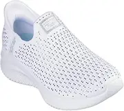 [Skechers] Women's Martha Stewar Ultra Flex 3.0-Dazzling Hands Free Slip-ins Sneaker