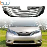 Front Bumper Upper Grill Mesh Grille For 11-14 Toyota Sienna Mini Passenger Van (for: Toyota)