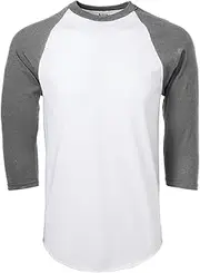 [Soffe] MJ Women's 3/4 Sleeve Baseball Jersey