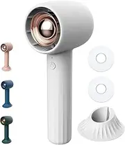 KENSUKA Portable Handheld Fan with Aromatherapy HA1, Personal USB Rechargeable Mini Turbo Fan with 3 Speed Adjustable and Desk Base, Pocket Hand Fans for Women, Travel, Makeup, Outdoor, Indoor.