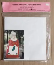 Mrs. Claus Simple Patterns For Christmas 6' NIP Lightfoot Enterprises