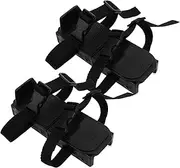 Mipcase Beginner Ice Skates for Boys and Girls Adjustable Straps Simple Style Multi-Function Skating Shoes for Toddlers Girls