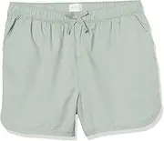 [GUESS] Boys' Big Organic Stretch Bull Denim 5 Pocket Short, Tulip Red, 12