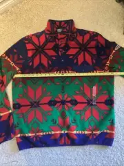 Polo Ralph Lauren Fair Isle Brushed Fleece Pullover Men’s Size L New MSRP $248