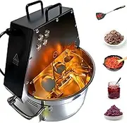 Commercial Electric Food Stirrer Pot, 10L Stainless Steel Automatic Jam Mixer Pot, 360° Double Cycle Stirring, Rapid Air Drying, Food Mixer Machine for Making Jam, Sauce, Filling
