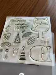 Close to my Heart. Stamp set. S1408 What a Hoot Stamp of the month. Owls, hallow