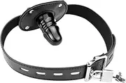 Sexbaby Lockable Dildo Mouth Gag, BDSM Mouth Restraint with Lock Bondage (Short 1.97inch)