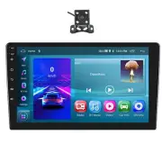 Car Radio GPS Navigation 10in Double DIN For Apple Carplay Bluetooth W/Camera