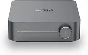WiiM Amp Pro: Multiroom Streaming Amplifier | Compatible with Google Cast, Alexa | HDMI, Voice Control | Stream from Spotify, Amazon Music, Tidal & More - Dark Gray