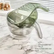 Fruit Plate Draining Bowl Kitchen Rice Washing Basket Household Sink