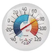 Taylor 6751 Plastic Dial Thermometer 13.25 L x 13.25 W x 13.25 Dia. in. 4 Pack