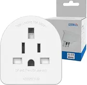 Gerintech Travel Plug Adapter UK to Australia, Power Adapter US to Australian, UK/US/JP/CA to AU/NZ (White, UK & USA Plug Adapter)