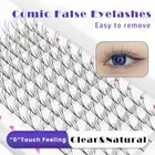 Comic Spire Cluster Lashes Kit 12 Rows Mink Lashes Extensions Eye Makeup Tools