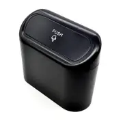 Mini Car Trash Can Accessories with Lid Organizer Bin Interior Small Garbage