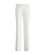 SLUB FABRIC TROUSERS IT40 White