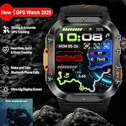 New Imosi GPS Smart Watch 2.01 Ultra HD Display Built-in GPS Compass Make/Receive Phone Calls Smartwatch 540mAh Battery 3ATM Waterproof