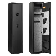 Blacksmith Multifunctional Home Safe with Fingerprint and Electronic Keypad Unlock - Protect Your Valuables