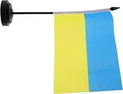 ADOCARN Flag with Stand Base Durable Fade Resistant Table Decoration for Office Home and Schools Support Peace Movements