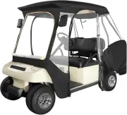 2+2 Golf Cart Drivable Enclosure Rain Cover Club Car DS, Waterproof 600D Rain Go