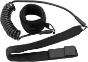 Stand Up SUP Paddle Board Leash Surf Board Coiled Long Ankle Strap NEW 10 Ft |A4