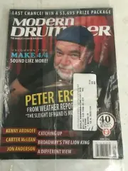 JUNE 2016 MODERN DRUMMER Drum magazine PETER ERSKINE KENNY ARONOFF