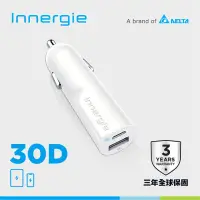 在飛比找momo購物網優惠-【Innergie】30D 30瓦雙孔USB-C極速車充(A