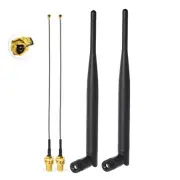 2x Dual Band Antenna for WiFi Router Wireless Mini PCI Express PCIE Network Card