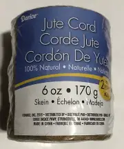 Darice Jute Cord 6oz Skein 100% Natural Twine