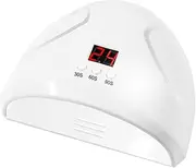 DINHEAROM 1Pc Nail Dryer with LED Lamps Smart Sensor UV Gel Curing Light for Manicure Digital Timer Display Compatible with All Nail Gel Types White