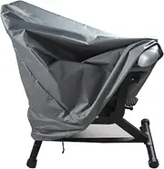 Exercise Bike Cover, Upright Indoor Cycling Protective Cover Dustproof Waterproof Cover and Water-Resistant Stationary Fitness Fabric Ideal for Indoor Or Outdoor Use (Gray)
