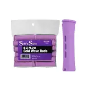 ST-356-LCSH BEAUTY SALON EZ COLD WAVE HAIR PERM RODS - 1 DOZEN LILAC SHORT