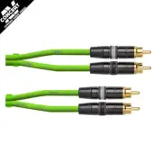 CORDIAL Ceon REAN 2x RCA to 2x RCA Gold (3m) Green