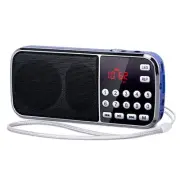 J-189 Bluetooth AM FM Radio, Small Portable Radio - Dual Speaker Heavy Bass, ...