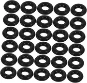 Hohopeti Jewelry Making Kit 100pcs 7mm Silicone Bead Spacers Non-Skid Ring Spacers for DIY Bracelets Necklaces