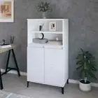 vidaXL Highboard White 60x36x110 cm Engineered Wood