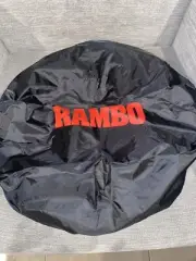 Rambo 20L Backpack Bag/Rucksack Waterproof Rain Cover In Black With Stretch Rim